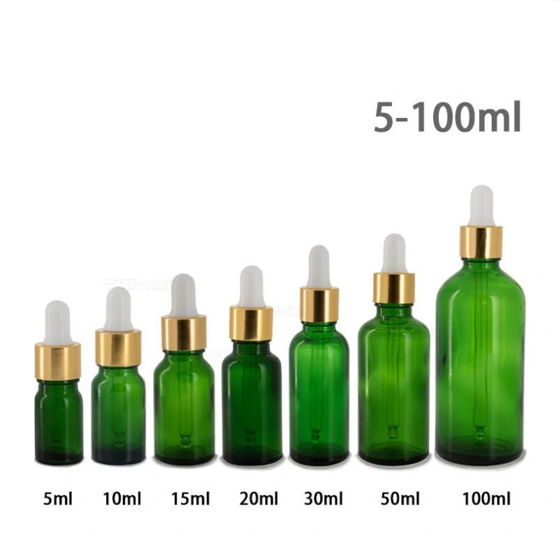 Amber/Clear/Matte Serum Cosmetic Packaging 5 10 15 20 30 50 100ml Dropper/Spray/Pump Glass Bottle Essential Oil Container