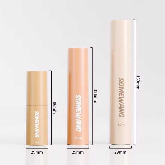 15 ml 30 ml 50 ml PP-Kunststoff Großhandel gebrochene Perlen Perlenessenz Kosmetikverpackung Serum Alaun Airless-Pumpflasche