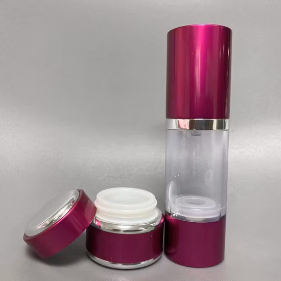 15 ml 30 ml 50 ml PP-Kunststoff Großhandel gebrochene Perlen Perlenessenz Kosmetikverpackung Serum Alaun Airless-Pumpflasche